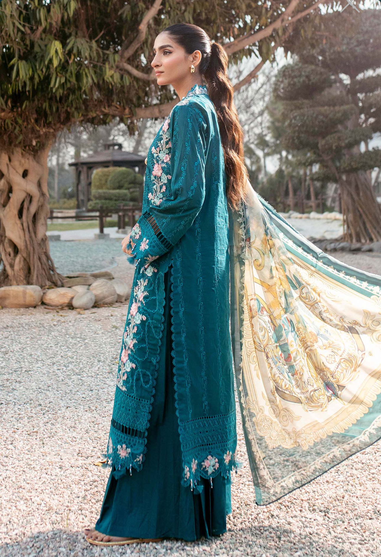 Lawn by Khadija Sheikh - Teal