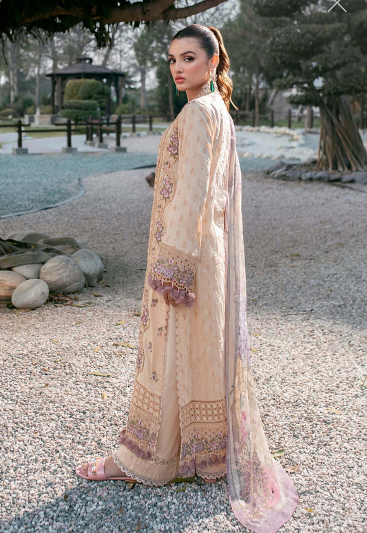 Lawn by Khadija Sheikh - Beige