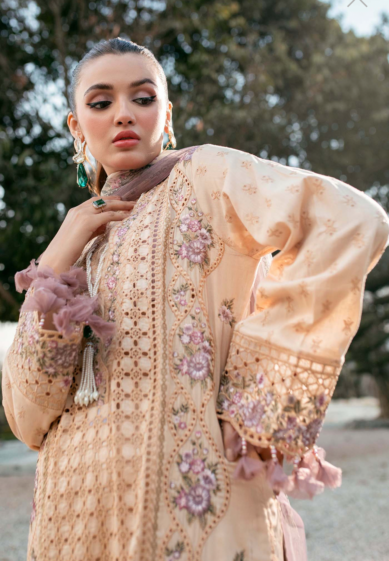 Lawn by Khadija Sheikh - Beige