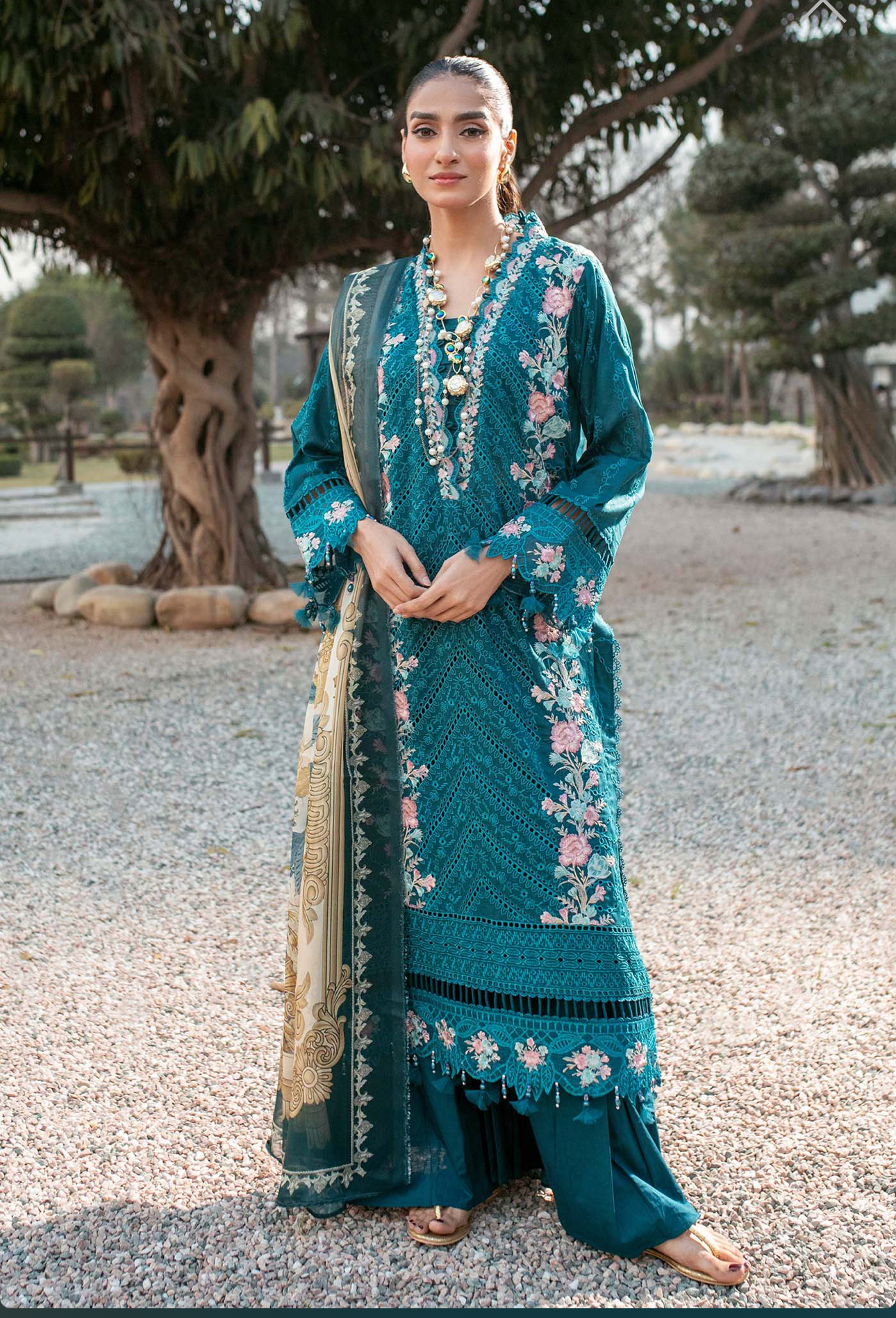 Lawn by Khadija Sheikh - Teal