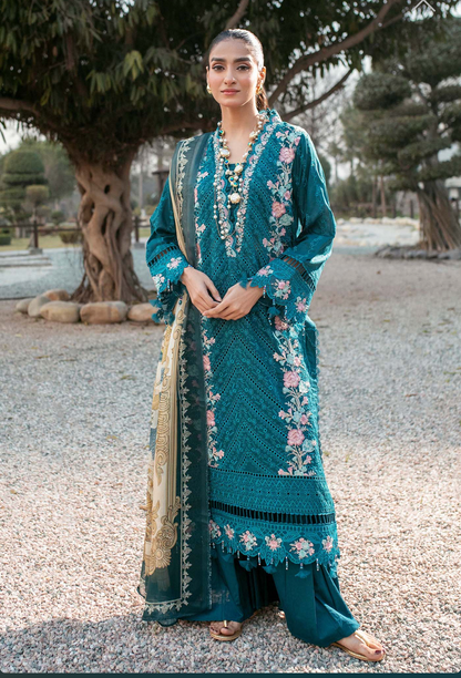 Lawn by Khadija Sheikh - Teal