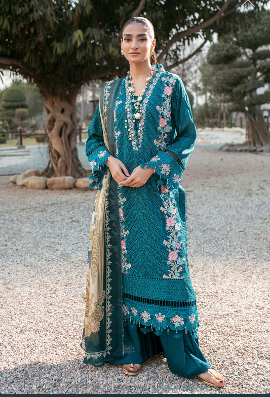 Lawn by Khadija Sheikh - Teal