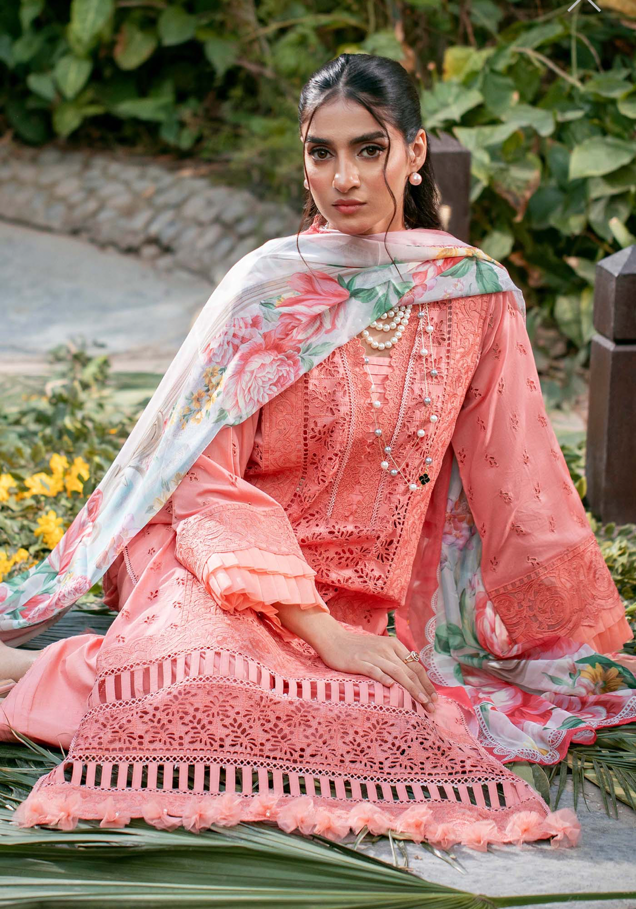 Lawn by Khadija Sheikh - Pink