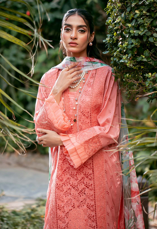 Lawn by Khadija Sheikh - Pink